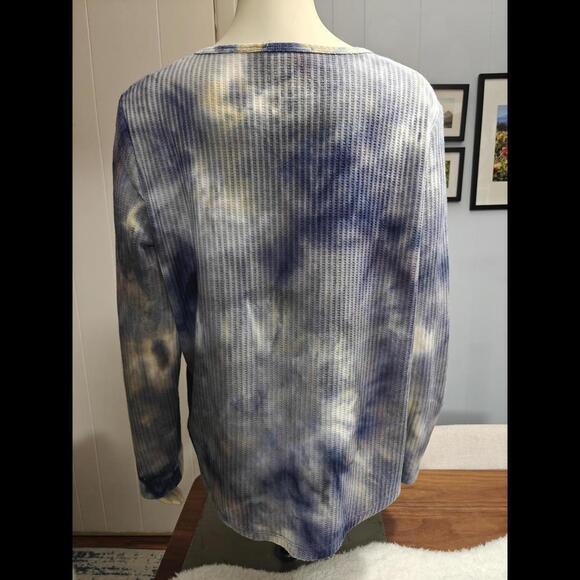 Philosophy Waffle Weave Tie Dyed Tunic NWOT - Picture 3 of 5